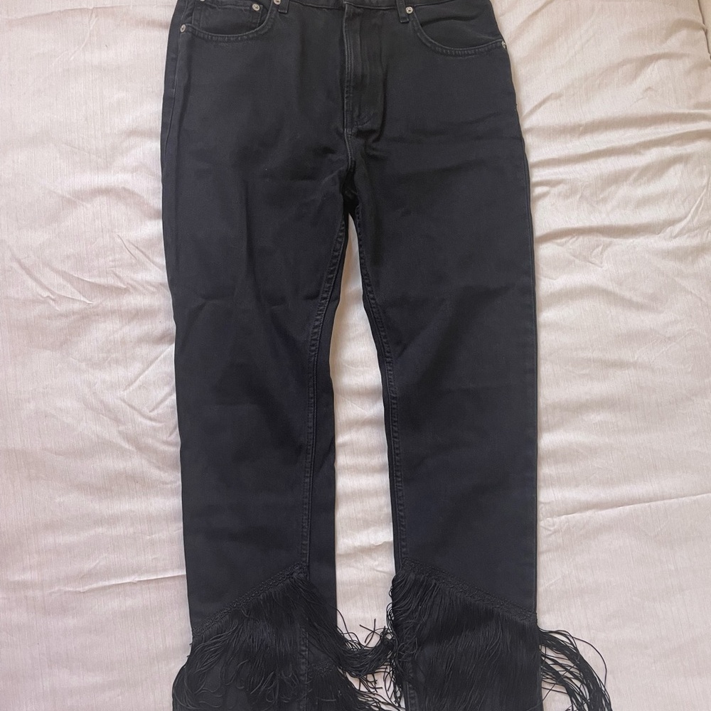 Zara Black Bootcut Jeans Classic Style